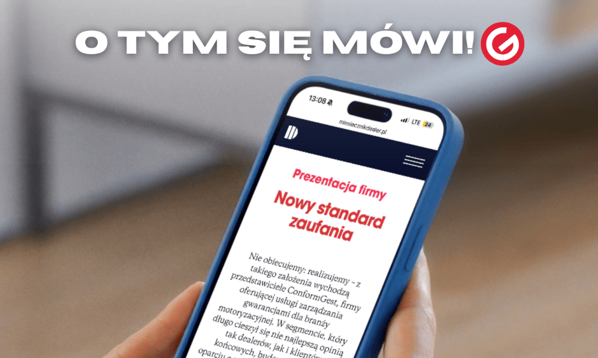 ConformGest w Miesięczniku Dealer